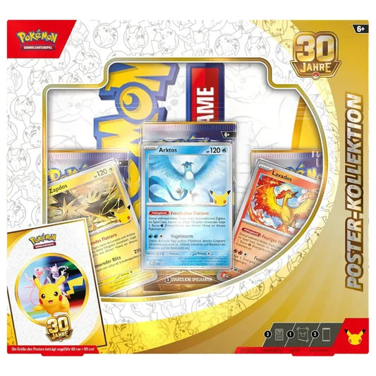Pokémon - 30th Anniversary Poster Collector Bundle - DE/CN