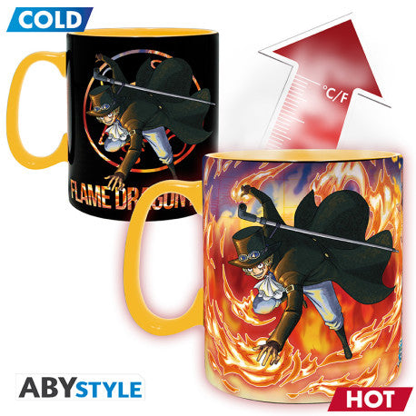 One Piece - Heat-Change Mug Luffy & Sabo - 460 ml