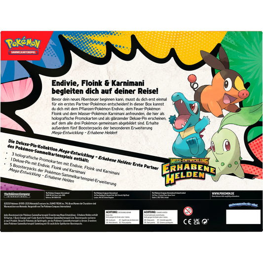Pokémon - Erhabene Helden Erste Partner Deluxe Pin Kollektion - DE