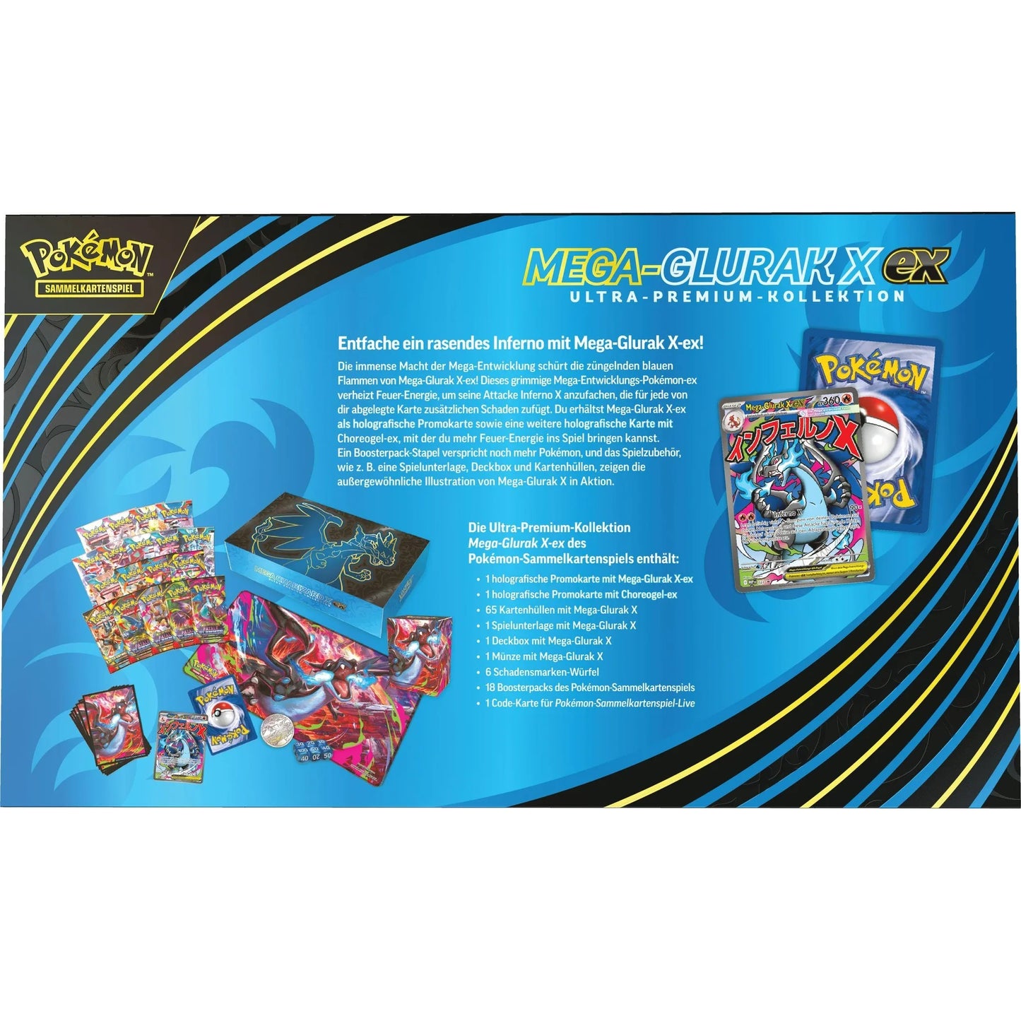 Pokémon - Mega Glurak X-ex Ultra Premium Kollektion - DE