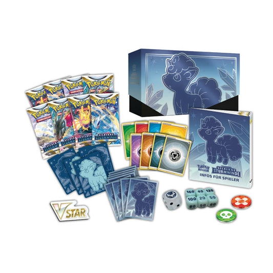 Pokémon Schwert & Schild - Silberne Sturmwinde Top-Trainer-Box - DE