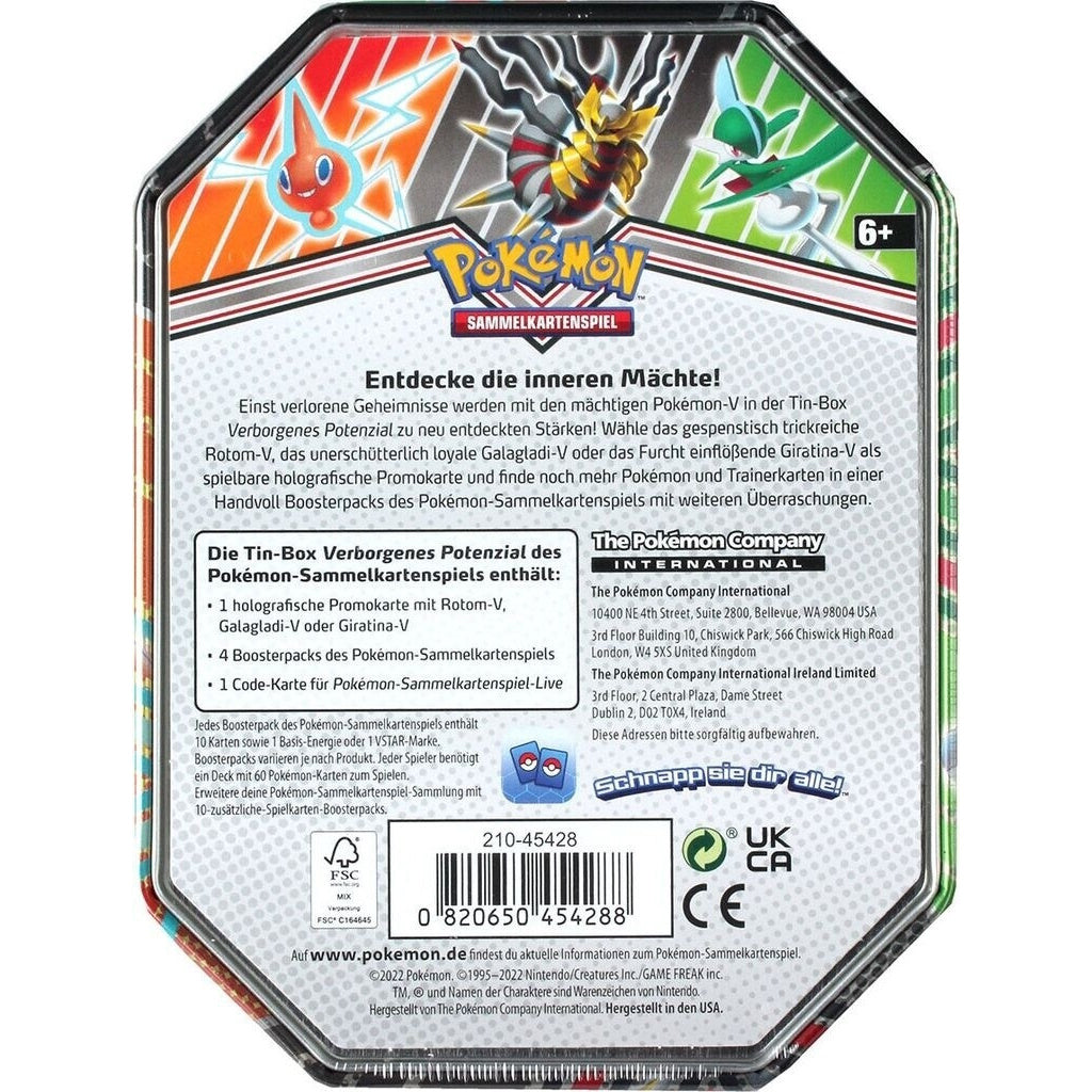 Pokémon - Verborgenes Potenzial Tin - DE