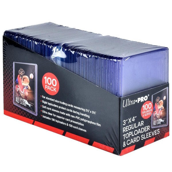 Ultra PRO - 3"x4" Regular Toploader + Soft Sleeves (100er Set)