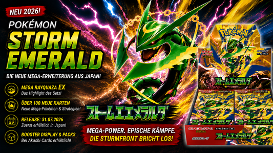 Pokémon Storm Emerald (M6) – Release, Karten, Booster Display & alle Infos (2026)