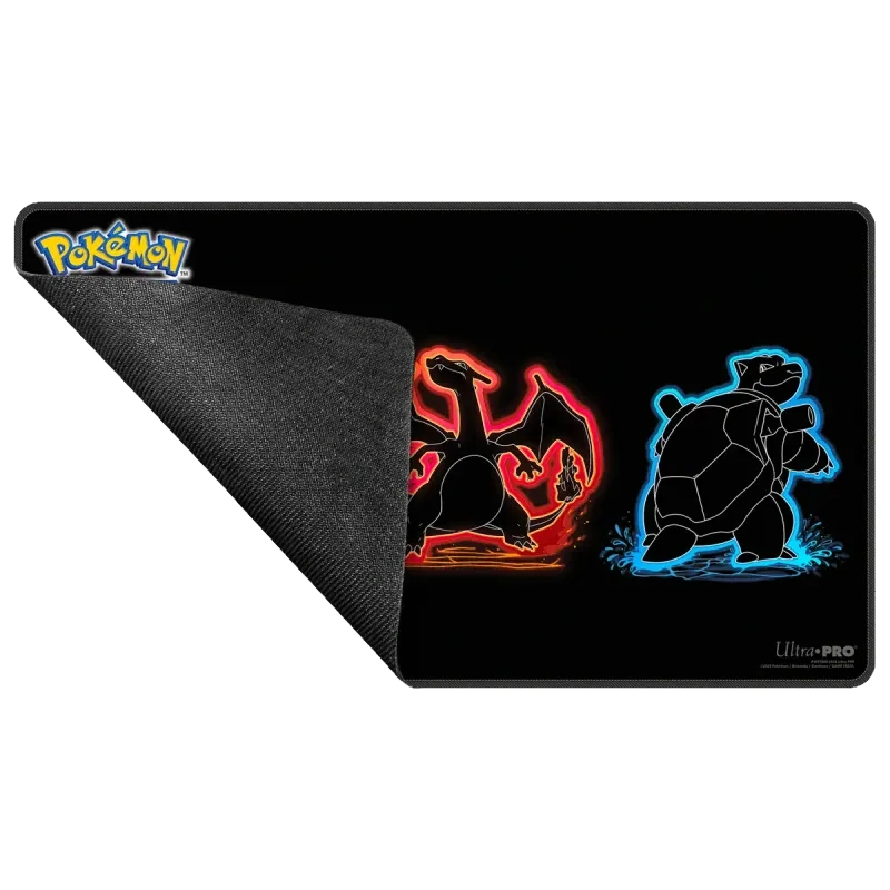 Ultra PRO - Pokémon Neon Foil Kanto Playmat (Bisaflor, Glurak & Turtok)