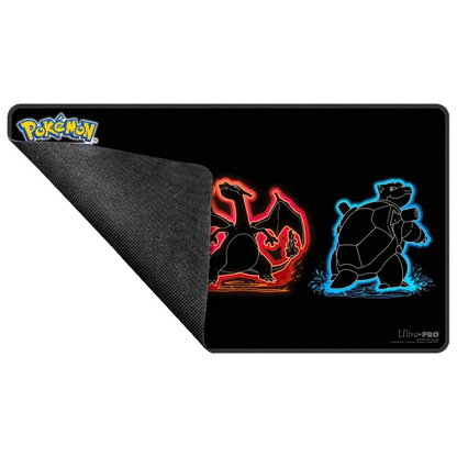 Ultra PRO - Pokémon Neon Foil Kanto Playmat (Bisaflor, Glurak & Turtok)