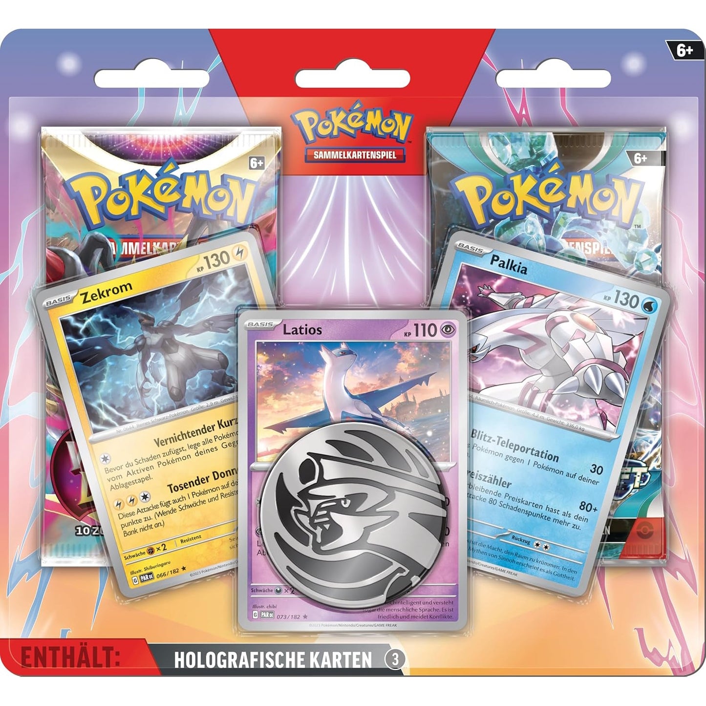 Pokémon - Enhanced 2-Pack Blister - Zekrom, Latios & Palkia - DE