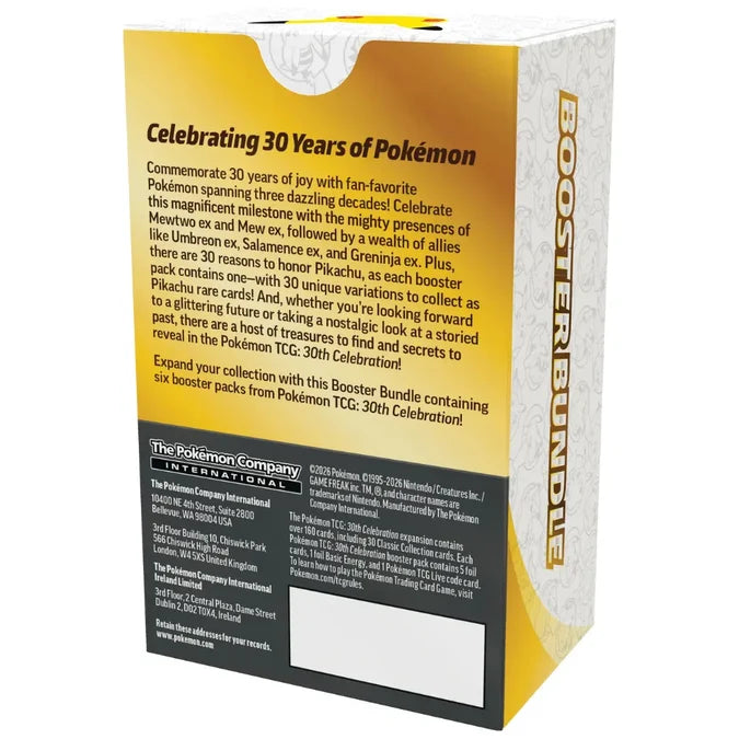 Pokémon - 30th Celebration Booster Bundle - EN