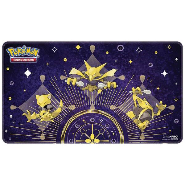 Ultra PRO - Pokémon Spielmatte – Abra Evolutions (Stitched Edge)
