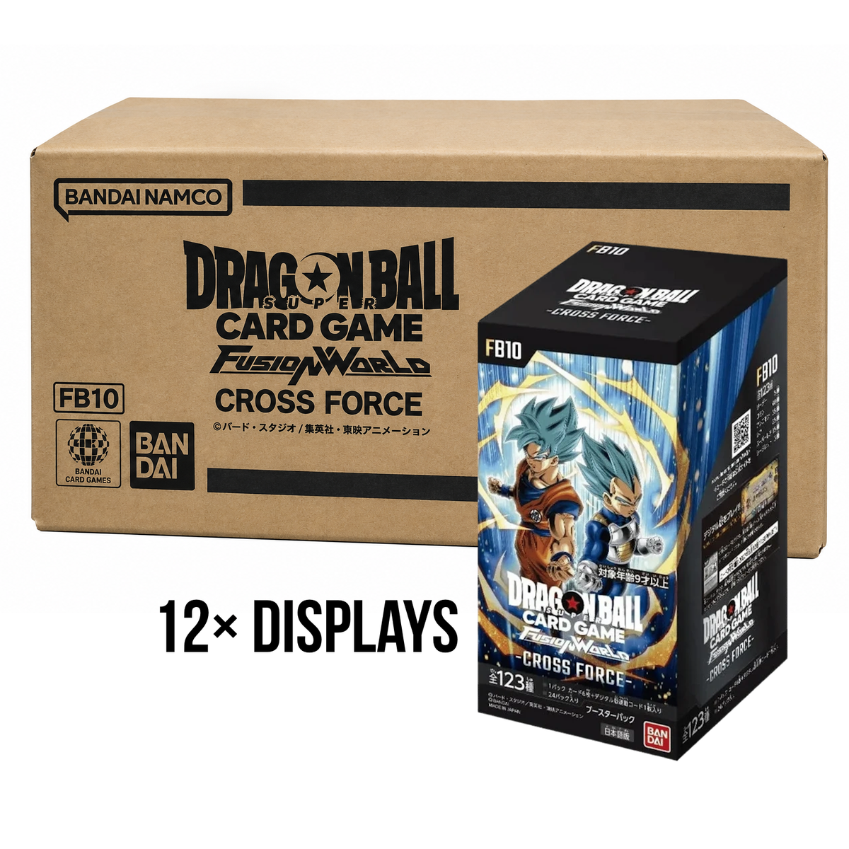 Dragon Ball Fusion World - FB10 Cross Force Booster Display - JP