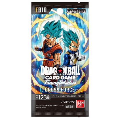 Dragon Ball Fusion World - FB10 Cross Force Booster Display - JP