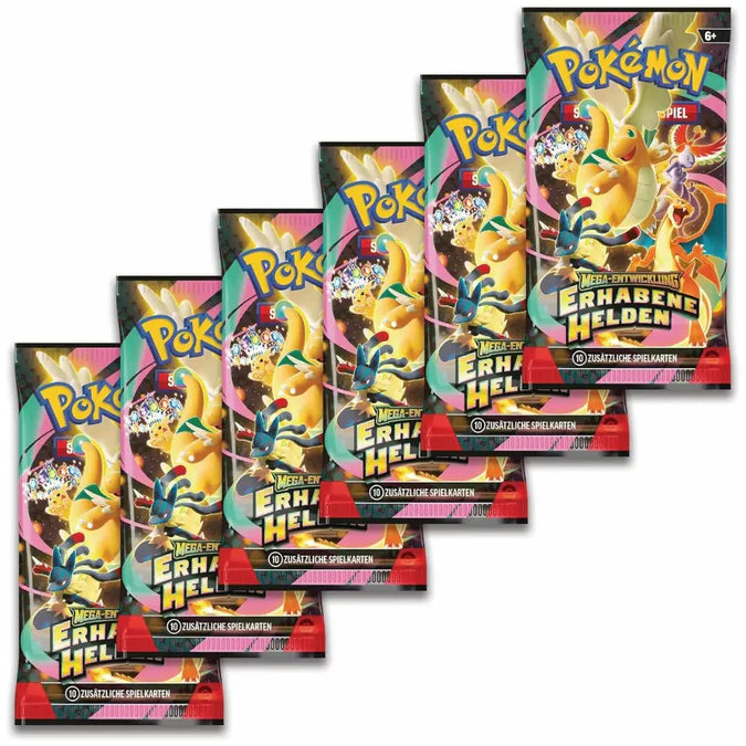 Pokémon - Mega-Entwicklung: Erhabene Helden Booster Bundle - DE