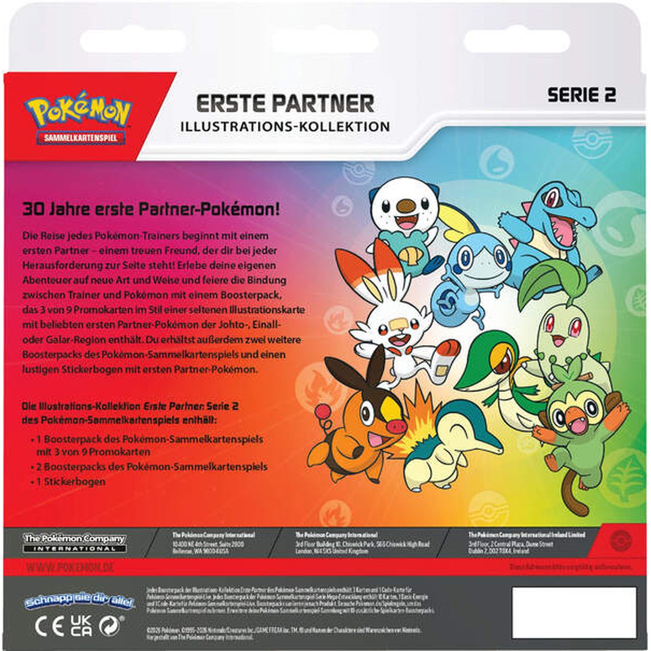 Pokémon - Erste Partner Illustrations-Kollektion Serie 2 - DE