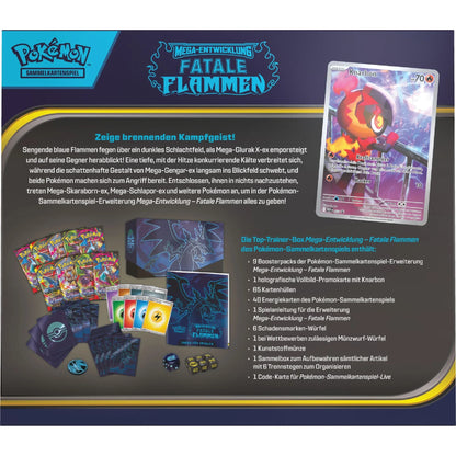 Pokémon - ME03 Mega-Entwicklung Fatale Flammen Top-Trainer-Box - DE