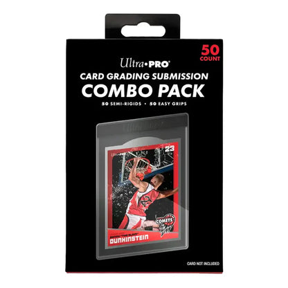 Ultra PRO - Card Grading Submission Combo Pack (50 Semi-Rigid + 50 Easy Grips)