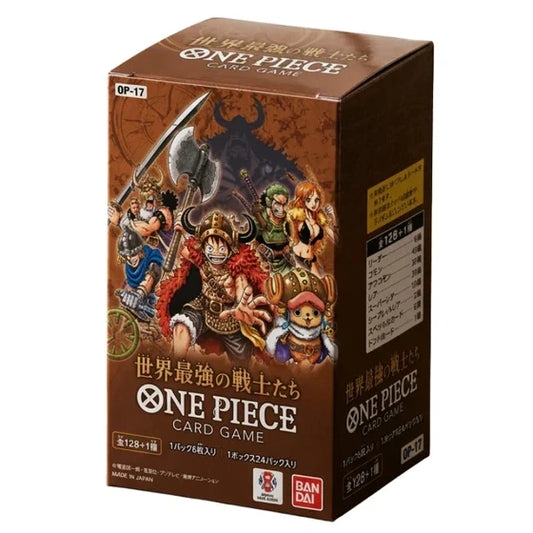 One Piece Card Game - OP17 The World’s Strongest Warriors Booster Display - JP
