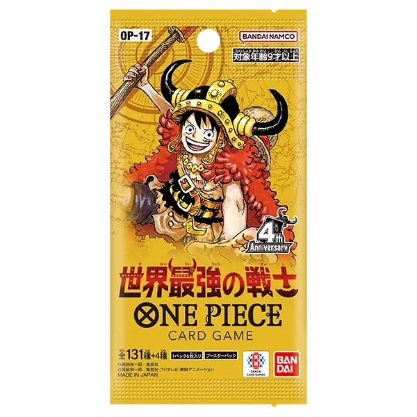 One Piece Card Game - OP17 The World’s Strongest Warriors Booster Display - JP