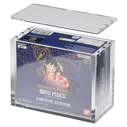 One Piece Card Game - OP-01 Romance Dawn Booster Display Reprint (White Bottom) + Acryl Case - EN