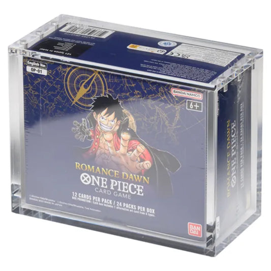 One Piece Card Game - OP-01 Romance Dawn Booster Display Reprint (White Bottom) + Acryl Case - EN