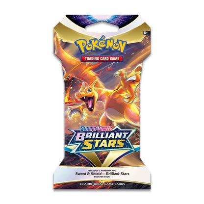 Pokémon Sword & Shield - Brilliant Stars Sleeved Booster Artwork Set (4er Set) - EN