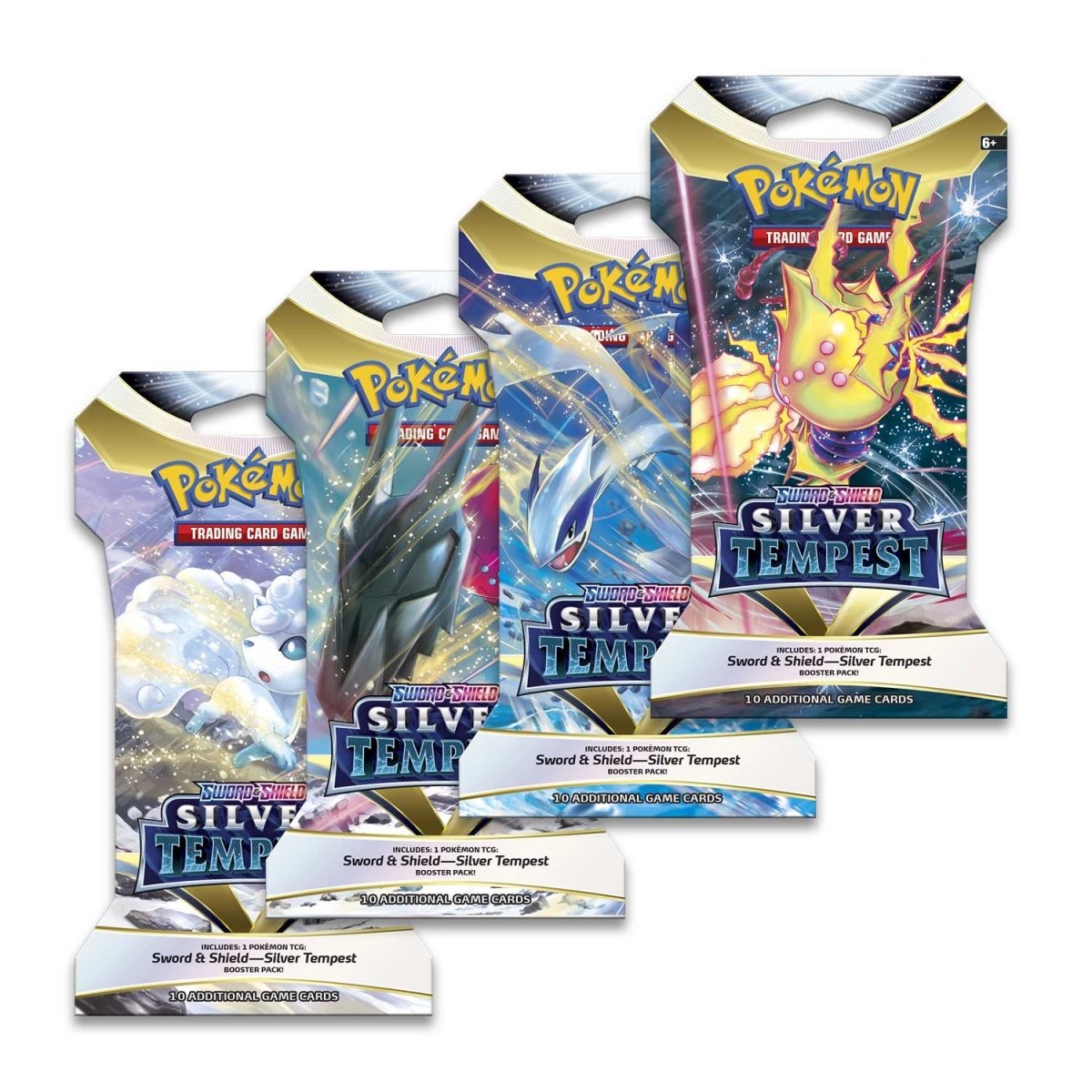 Pokémon Sword & Shield - Silver Tempest Sleeved Booster - EN (Artwork zufällig)