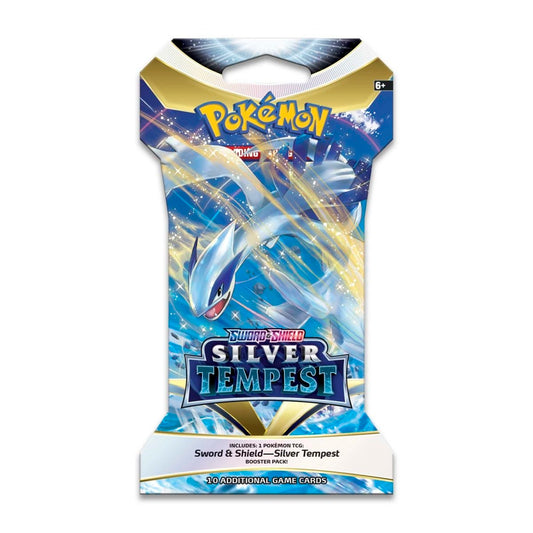 Pokémon Sword & Shield - Silver Tempest Sleeved Booster - EN (Artwork zufällig)