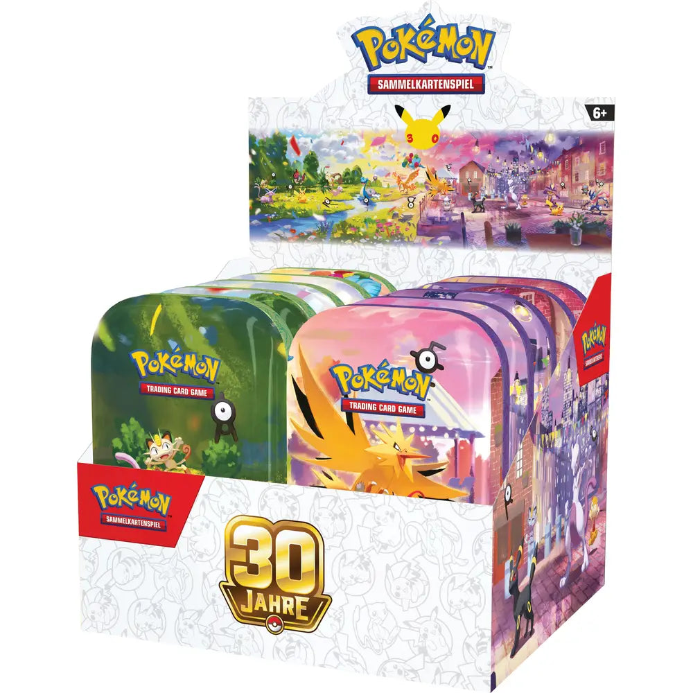 Pokémon - 30 Jahre Mini Tin - DE (Zufälliges Motiv)