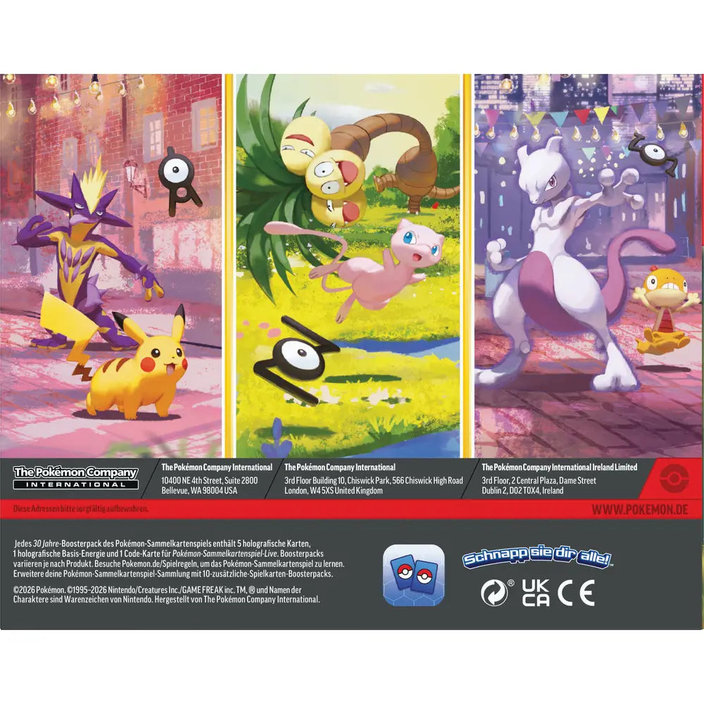 Pokémon - 30 Jahre Mini Tin - DE (Zufälliges Motiv)