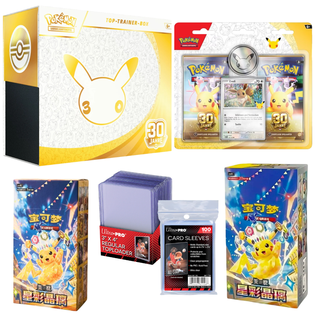 Pokémon - 30th Anniversary Pikachu Collector Bundle - EN/CN