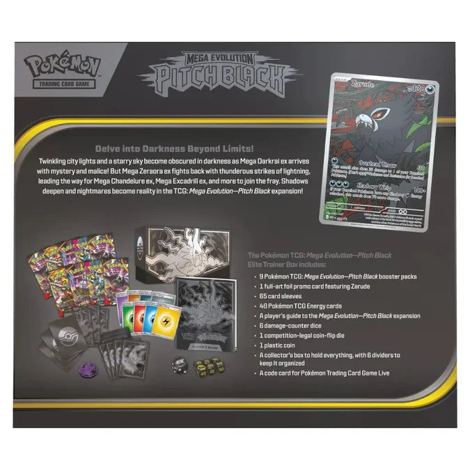 Pokémon - Mega Evolution Pitch Black Elite Trainer Box - EN