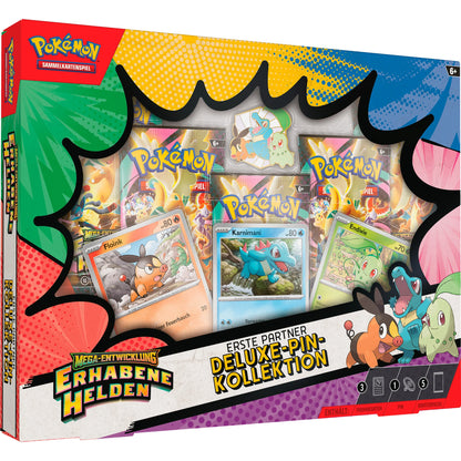 Pokémon - Erhabene Helden Erste Partner Deluxe Pin Kollektion - DE
