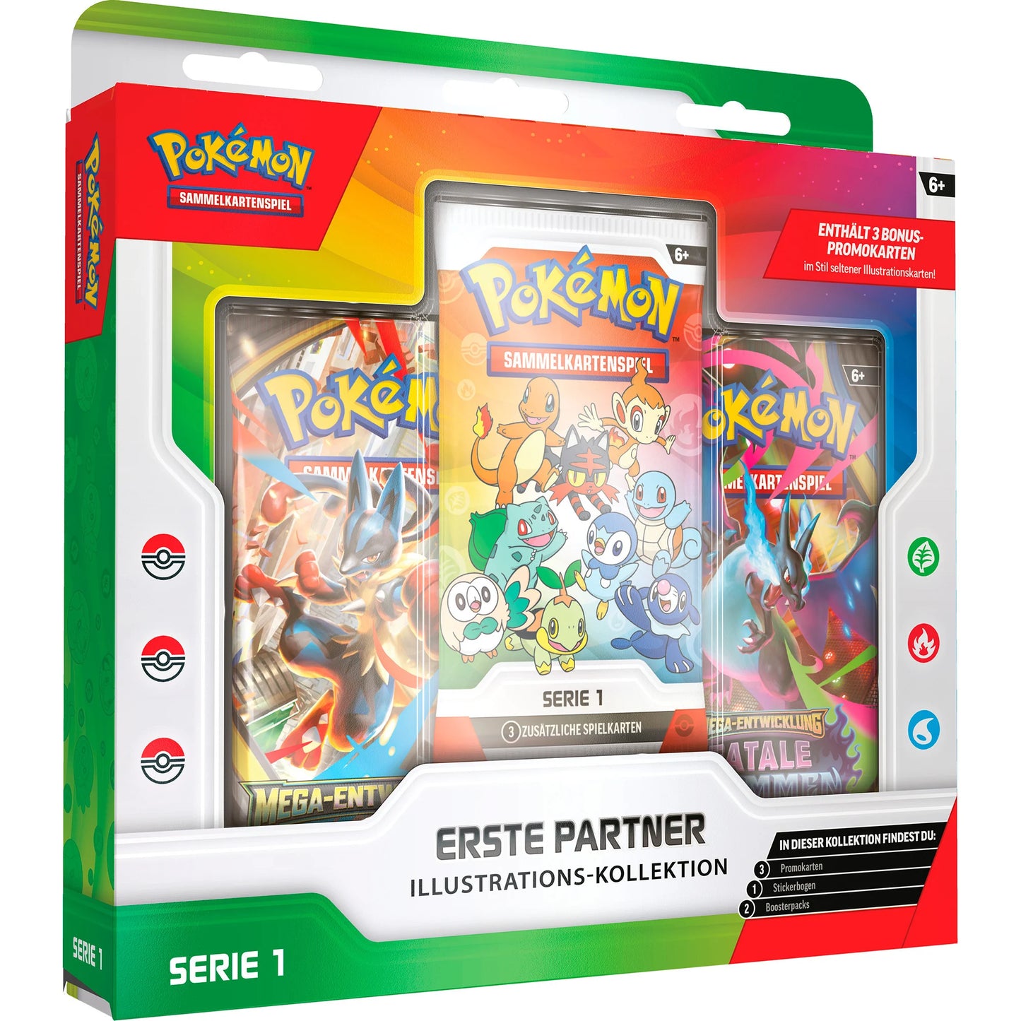 Pokémon - Erste Partner Illustrations-Kollektion Serie 1 - DE