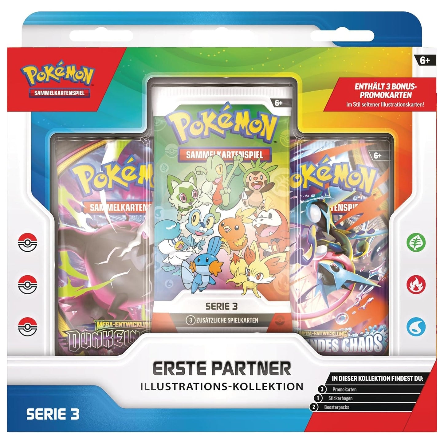 Pokémon - Erste Partner Illustrations-Kollektion Serie 3 - DE