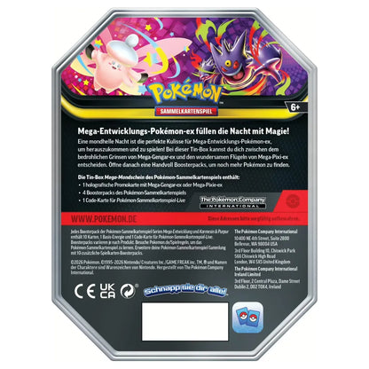 Pokémon - Mega Mondschein Tin Box (Mega-Gengar & Mega-Pixi) - DE