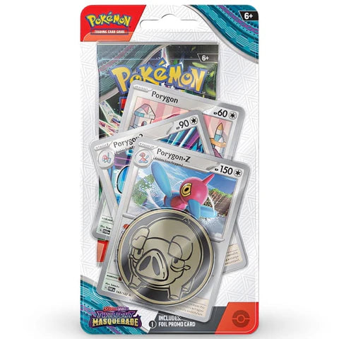 Pokémon - Maskerade im Zwielicht 1-Pack Blister - Porygon Promo - DE