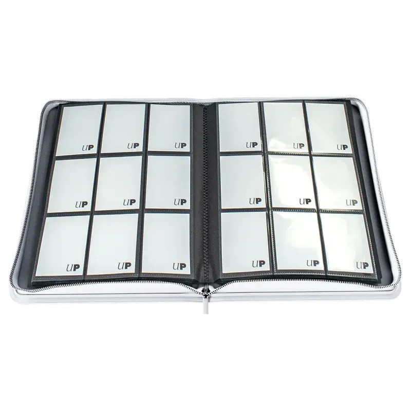 Ultra PRO - Vivid 9-Pocket Zippered PRO-Binder - Schwarz & Weiß