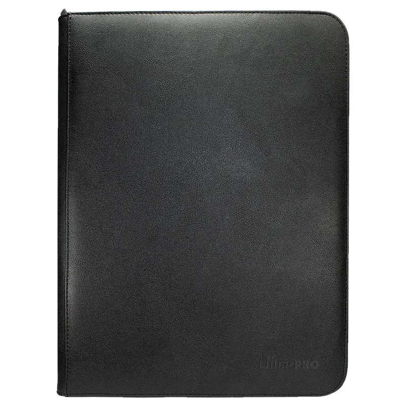 Ultra PRO - Vivid 9-Pocket Zippered PRO-Binder - Schwarz & Weiß