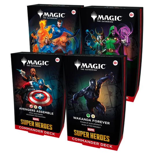 Magic: The Gathering - Marvel Super Heroes Commander Deck Set (4 Decks) - EN