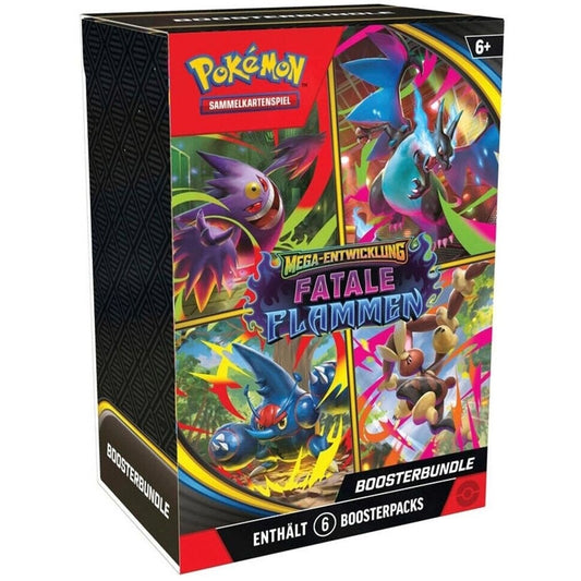 Pokémon Mega-Entwicklung - Fatale Flammen Booster Bundle - DE