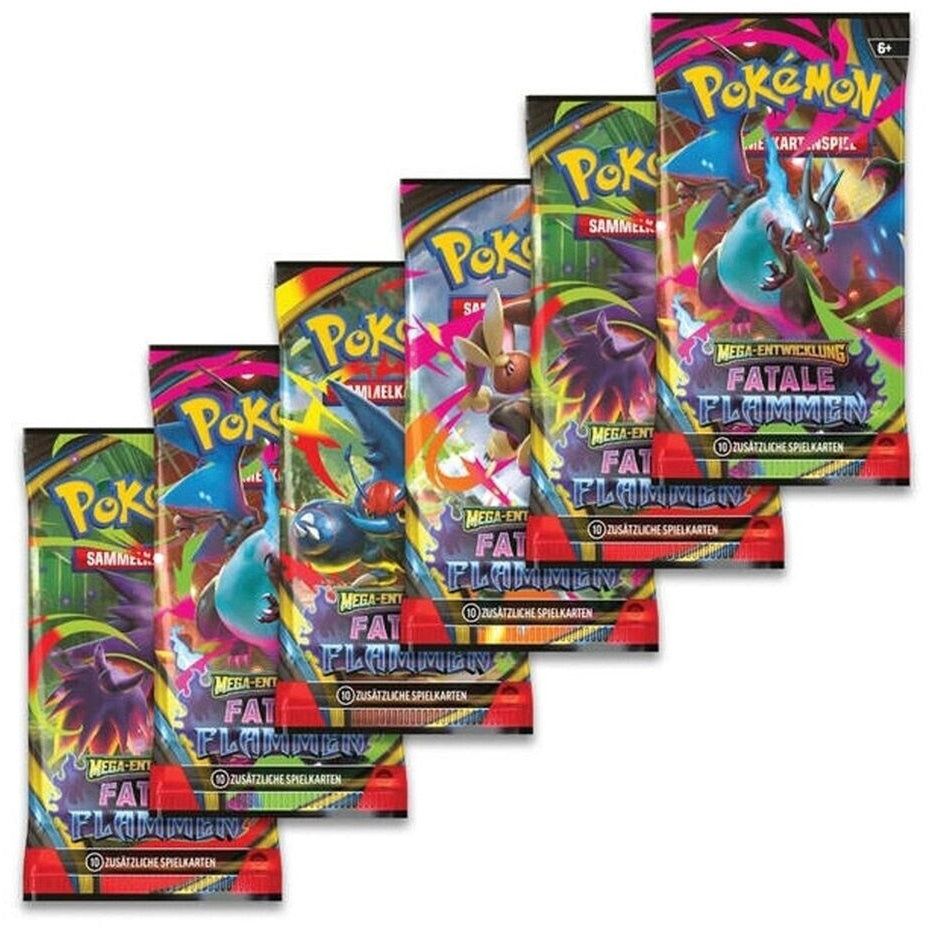 Pokémon Mega-Entwicklung - Fatale Flammen Booster Bundle - DE