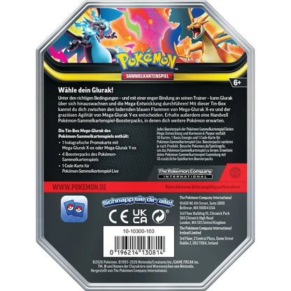 Pokémon - Mega-Glurak ex Tin Box - DE