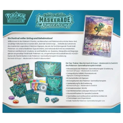 Pokémon - Karmesin & Purpur Maskerade im Zwielicht Top-Trainer-Box - DE