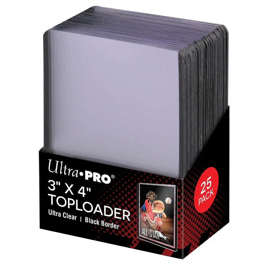 Ultra PRO - Toploader 3" x 4" Colored Border (Black / Red / Blue /Purple / Green) | Ultra Clear - 25 Stück
